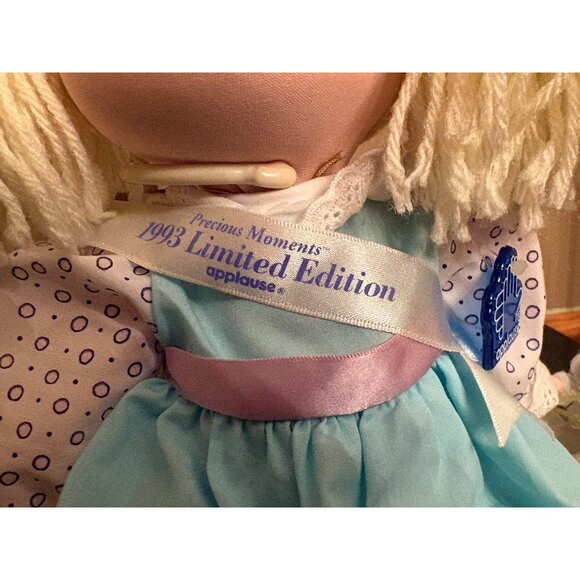 Vintage Precious Moments 1993 Limited Edition Roller Skating Doll By Applause - Picture 5 of 13